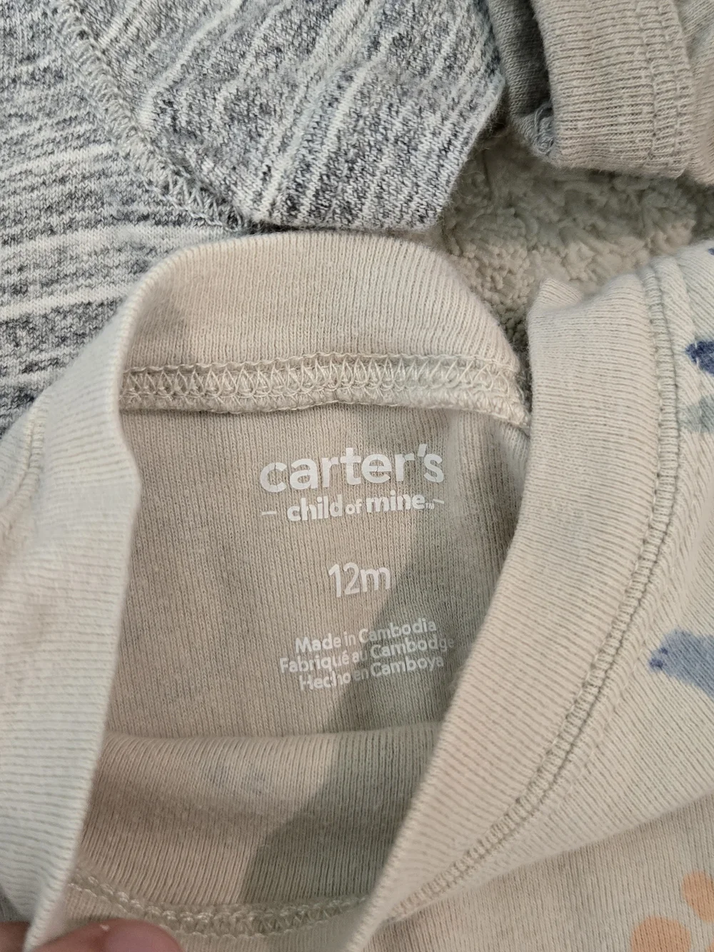 Carter's, Gap - Set Of 4 Neutral Bodysuit Set 12m
